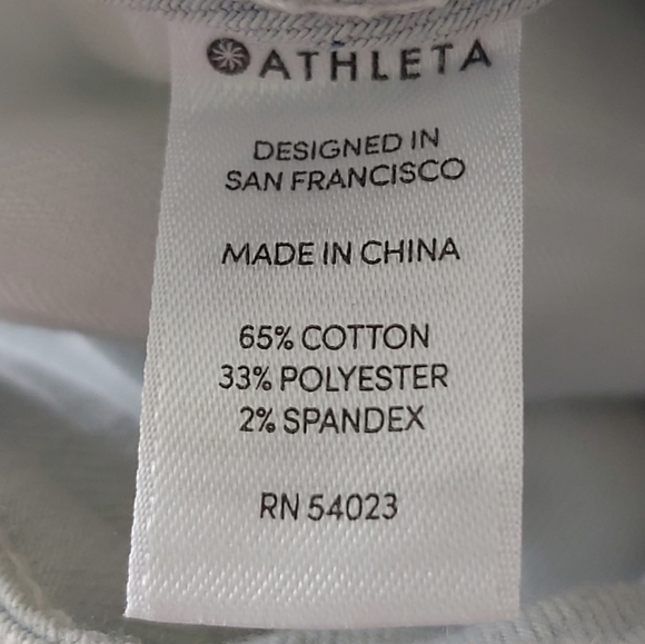 ATHLETA | Women's Sculptek Skinny Biscayne Wash Jeans Blue Grey Size 0 - Picture 7 of 8